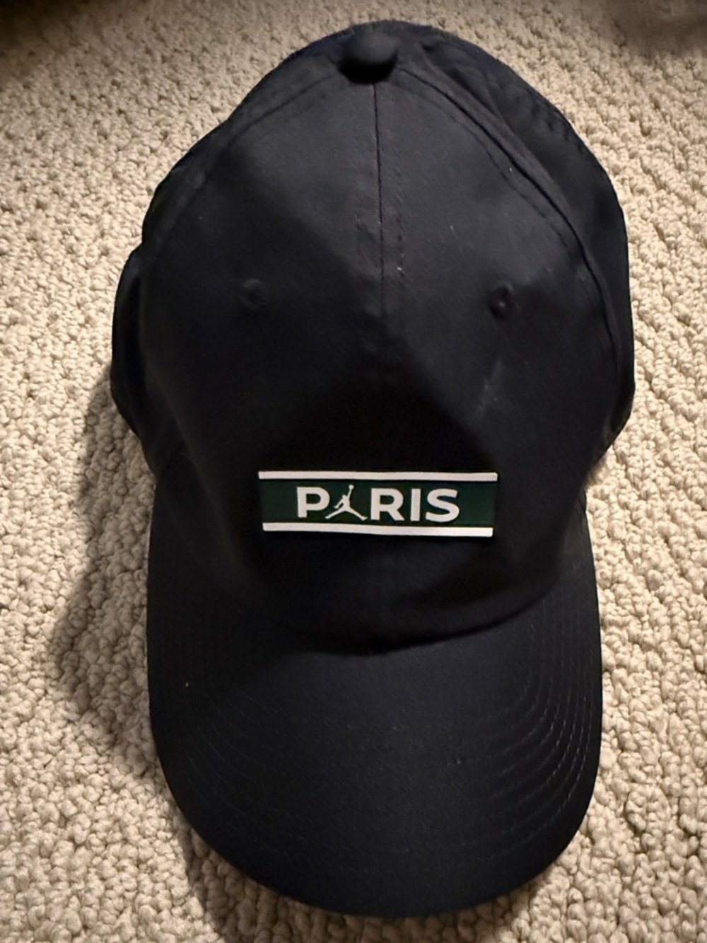 Nike Air Jordan Paris Saint-Germain Adjustable Strapback Hat Black